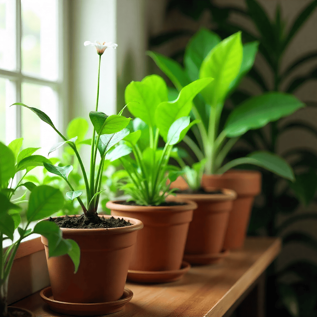 Hoitotoimenpiteitä kasveille palautusprosessin yhteydessä