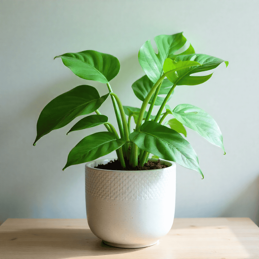 Vehreä kokoelma eri huonekasvilajikkeita